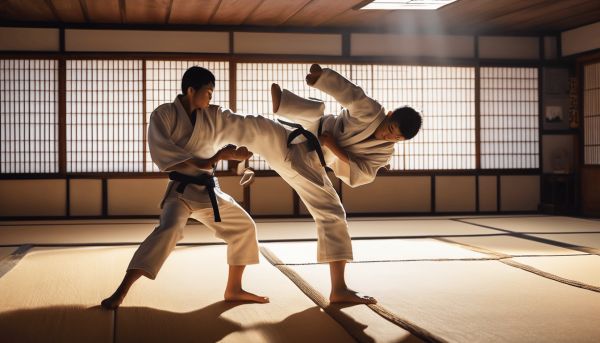 Adventures de Sanshiro dans Judo Boy, série animée légendaire